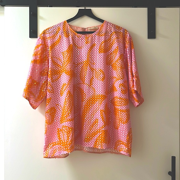 Stine Goya Pink Katalindi Blouse (L) - Picture 1 of 3